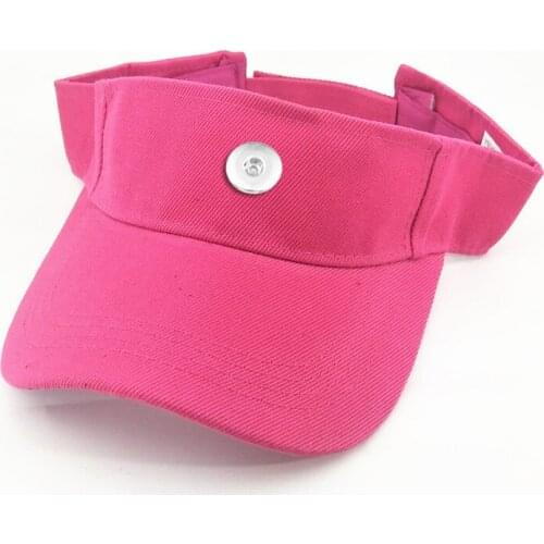 Sports Baseball 18mm Snap button tennis Caps DIY jewelry Hats girls woman TW2019