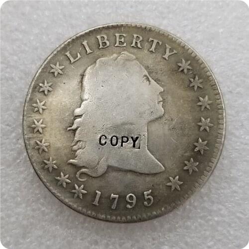 USA 1795 Flowing hair Dollar Copy Coin commemorative coins-replica coins medal coins collectibles