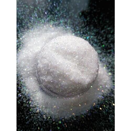 YUIWHE-217 1Box Super Super Sparkl white AB Ultra fine Micro Glitter Nail Art Ultrafine Powder Dust Pigment Nail Glitters 5g/jar