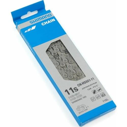 Shimano CN-HG601-11 Road Bicycle 11 Speed Chain Quick-Link 116L SIL-TEC Chains Iamok Bike Parts