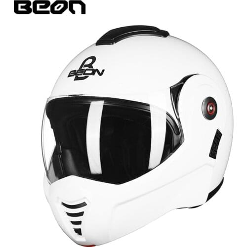 NEW BEON Motorcycle Flip up Vintage helmet full four seasons SAFETY GEAR Safety protector Protectors helmets