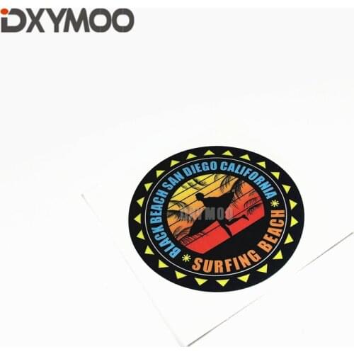 Funny Surfing Beach BLACK BEACH SAN DIEGO CALIFORNIA Car Window Sticker and Decals Motorcycle Vinyl Bumpers H2492