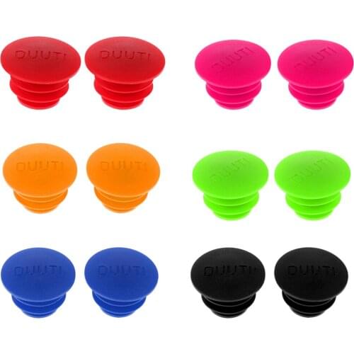 2pcs Mountain Bike Bar MTB Mountain Handle Bar End Plugs Handlebar End Plugs PE Handle Clamp Bar End Stoppers