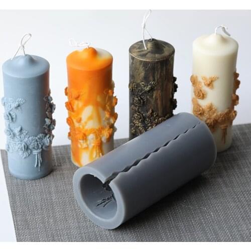 3D Rose Flower Soap Molds Salt Carved Candle Silicone Mold Cake Decorating Baking Fondant Chocolate Candy Gumpaste Mould