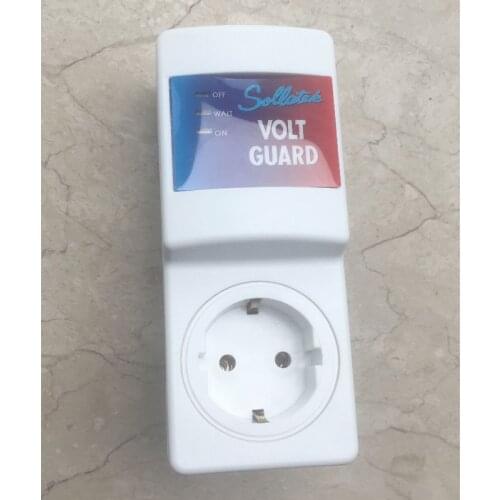 7A AVS Volt Guard Over&Under Voltage Protector EU Socket High Low Voltage Surges Safeguard for Electrical Electronic Equipment