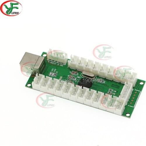 Raspberry Pi Arcade Bundles Arcade Joystick USB Baord To PC Zero Delay Encoder With 3PIN 2.8mm Cable For 5V illuminated Button