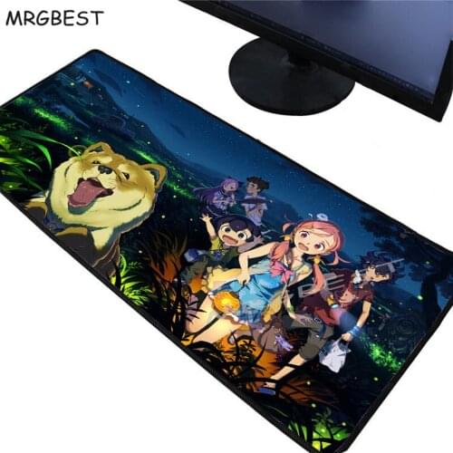 MRGBEST Night Starry Boy Sexy Girl Dog Otaku Anime Large Mouse Pad XL Cartoon Gaming Player Persistent Lockedge Computer Mat Pc