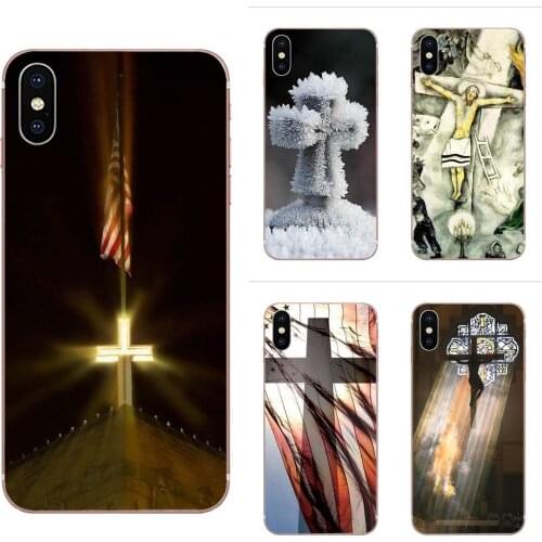 For Xiaomi Redmi mi10 lite Pro Note 9 PRO Max 9s Mi9 K30 K20 Pro 5G Style Design White Cross Jesus