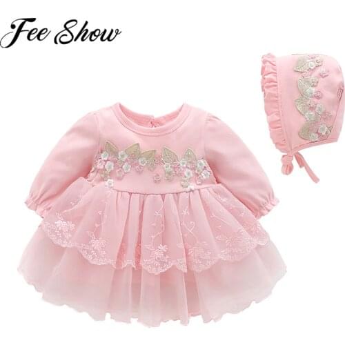 Крестильные платья для малышек FEESHOW China At AliExpress