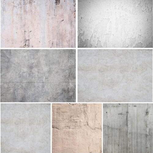 Retro Concrete Gray Wall Art Cloth Studio Photos Backdrop Photography Background