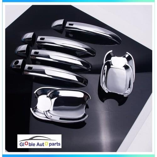 Chrome Car Door Handle Bowl Cover For Audi A4 B8/Q3/Q5/S4/ A5/ S5/ RS5/ Car Styling Trim ABS Plastics Accessories DQ-046