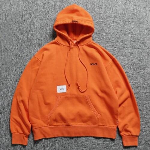 WTAPS ACADEMY HOODED Hoodies Harajuku Hip Hop Oversized Sweatshirt Women Men Clothing Streetwear Winter Clothes Tops Tracksuit