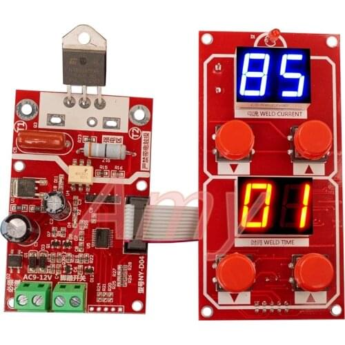 NY-D04 40A/100A Digital Display Spot-Welder Controller Regulates Time Current