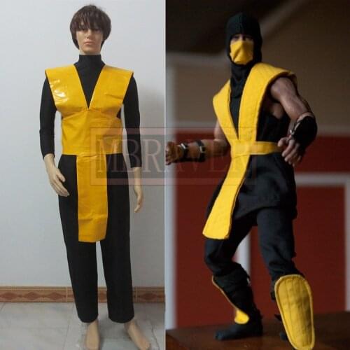 Mortal Kombat Scorpion Cosplay Costume