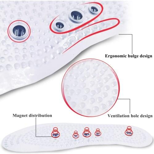 Magnetic Therapy Insoles for Slimming Weight Loss Foot Massage Health Care Shoes Mat Pad Acupuncture Shoe Sole