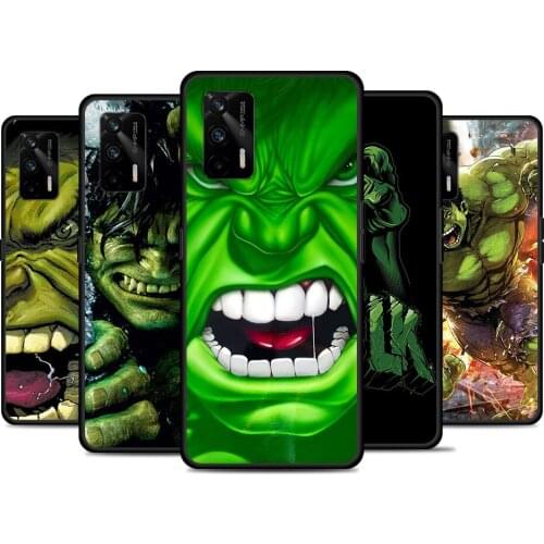 Marvel Hulk Avengers For Realme 8 GT Neo Flash Edition Explorer Master Q3 Pro Narzo30 C21 C11 C20A C21Y Phone Case