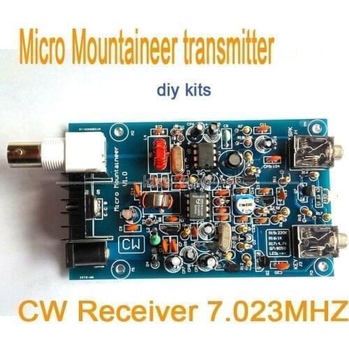 Micro Mountaineer transmitter receiver CW Ham Amateur Shortwave Radio 7.023 MHZ Climber short wave DIY KITS