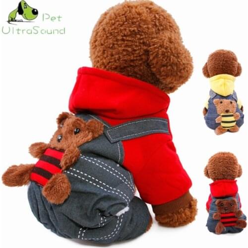Dog Clothes Thickening Corduroy Warm Small Dog Coat Jacket Cute Pet Dog Costume Winter Clothes chihuahua