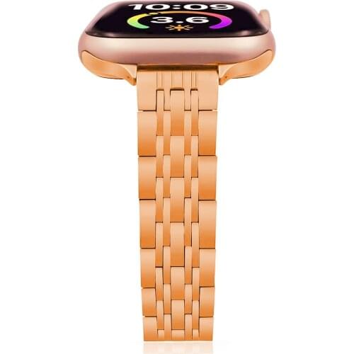 Compatible for Apple Watch band 40mm 44mm Thin Slim Women strap for iwatch bands se 6 5 4 3 42mm 38mm stainless steel bracelet