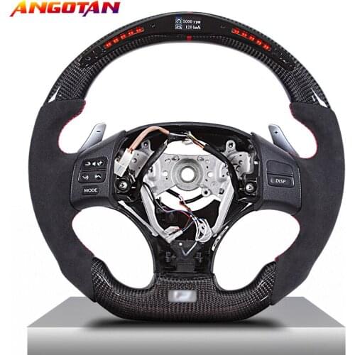 Sports Steering Wheel 100% Carbon Fiber Steering Wheel Fit For Lexus IS
