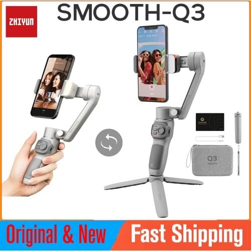 Zhiyun Smooth Q Q3 Smartphones Gimbal 3-Axis Handheld Phone Stabilizer for iPhone 12 11 Pro X 8 Plus 7 Xiaomi Samsung