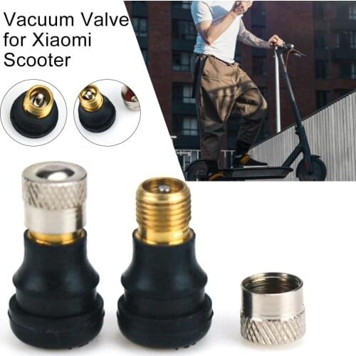 2PCS Electric Scooter Vacuum Valve For Xiaomi M365 Scooter Tyre Tubeless Tire Valve Wheel Gas Valve Electric Scooter Accessories