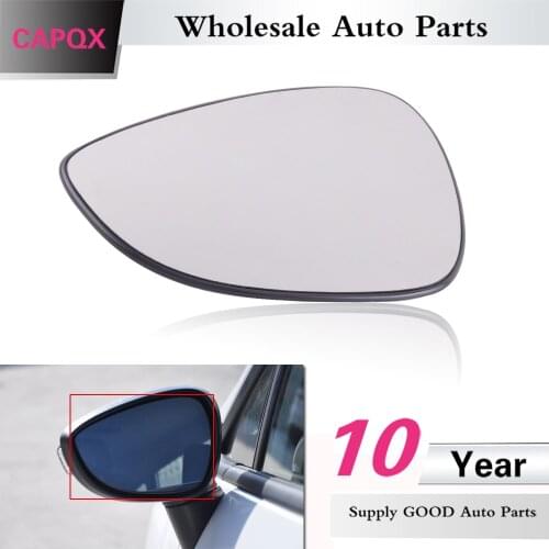CAPQX Outside rearview mirror glass Rear View Mirror Glass Lens without heating For Ford Fiesta 2009 2010 2011 2012 2013 2014