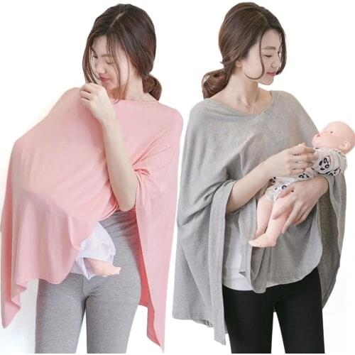 Breathable Baby Feeding Nursing Covers Mum Breastfeeding Nursing Poncho Cover Up Adjustable Privacy Apron Outdoors Nursing Cloth
