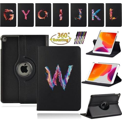 360 Rotating Tablet Case for Apple IPad 2/3/4/ IPad Mini 4/5/iPad 5th Gen/6th Gen/7th Gen/8th Gen Pu Leather Cover Case+ Stylus