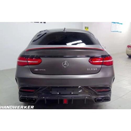 Suit For Benz Mercedes Coupe Lip Gle 320 400 43 63 Carbon Fiber Rear Spoiler