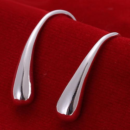 Women Fashion Luxury Silver Plated Waterdrop Hook Delicate Earrings Jewelry bohemian