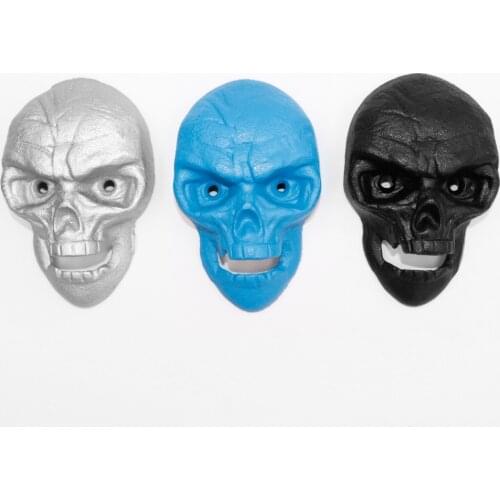 1PC Creative Vintage Antique Iron Bottle Opener Home Bar Wall Decorations Skull Shaped Wall Mounted Beer Opener