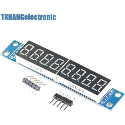 2 MAX7219 EWG 8-bit digital tube display control module red diy electronic accessories kit