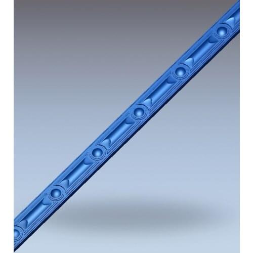 3d model relief for cnc in STL file format Meandr_9