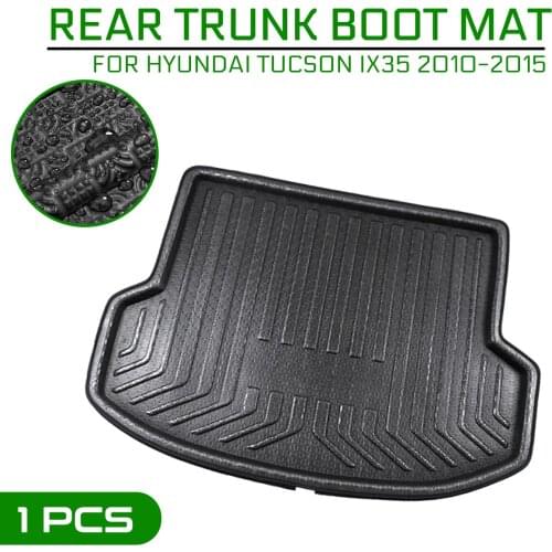 Car Floor Mat Carpet Rear Trunk Anti-mud Cover For Hyundai Tucson IX35 2010 2011 2012 2013 2014 2015