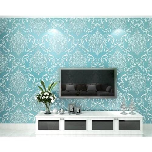 Beibehang European nonwoven tapety 3d wallpaper fashion personality 3d embossed living room bedroom personalized TV background