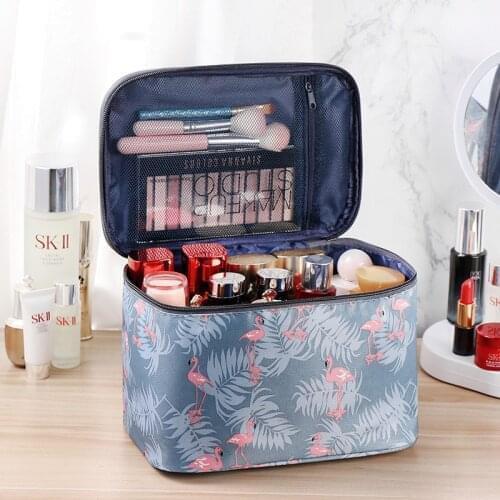 Large Capacity Cosmetic Bag Travel Toiletries Lipstick Organize Handbag Weekend Overnight Waterproof Make Up Storage Pouch Items