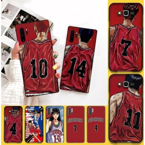 Slam Dunk Sakuragi Haruko Akagi Phone Case For Samsung Galaxy Note20 ultra 7 8 9 10 Plus lite M51 M21 M30S