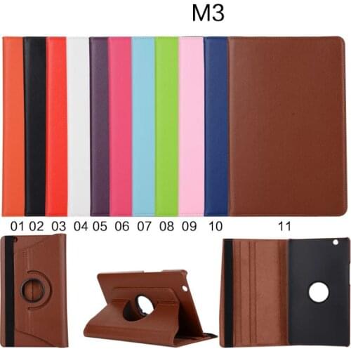 360 Degree Rotating Flip Stand PU Leather Cover Capa Funda Capa Case For Huawei MediaPad M3 BTV-W09 BTV-DL09 8.4" Tablet Coque