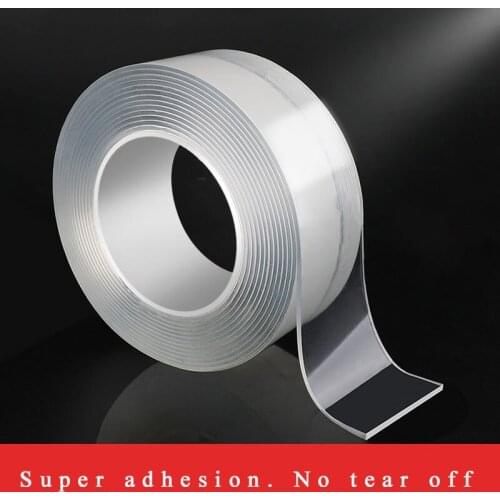 Double-sided Self-adhesive Transparent Nano Tape Is Firm And Seamless, Reusable Transparent Double-sided Tape J1001