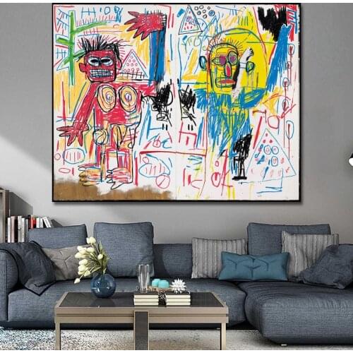 Graffiti Foundation Vuitton Wall Art Canvas Poster and Print Canvas Painting Decorative Picture Living Room Home Decor Framework