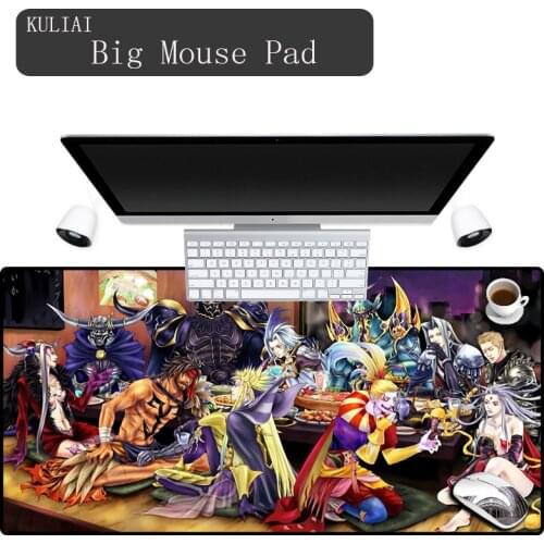 XGZ Up To Date Final Fantasy Anime Mousepad Game Pad Mouse 40x90 Player Laptop Office Pc Cool Keyboard Gaming Mouse Pad Xxl