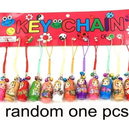 Random with Bells Funny 3.4cm Matryoshka Dolls Child Baby Neating Doll Toy Tourism Souvenir Russian nesting dolls Kid Kids