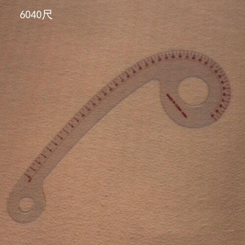 Garment -making Tool Ruler Arc Feet , 6 -foot -sleeved Shirt Comma Fee Clothing 6040