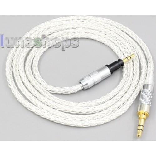 LN006534 8 Core Silver Plated OCC Earphone Cable For Sennheiser HD 4.30i HD 4.30G 4.40BT 4.50BTNC HD 400S HD 450BT HD 458BT