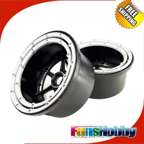 MCD 1:5 4WD Nitro RC Model Off Road Short Course Truck W5 Wheel Black Xross Max 7 Spoke 190 mm (COD.010211P0)