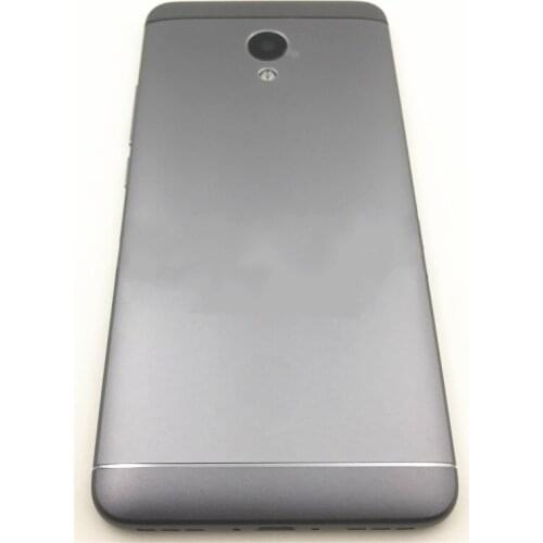 Metal Back Battery Cover For Meizu M5s 5s phone housing case with side buttons and camera Lens cover Replacement