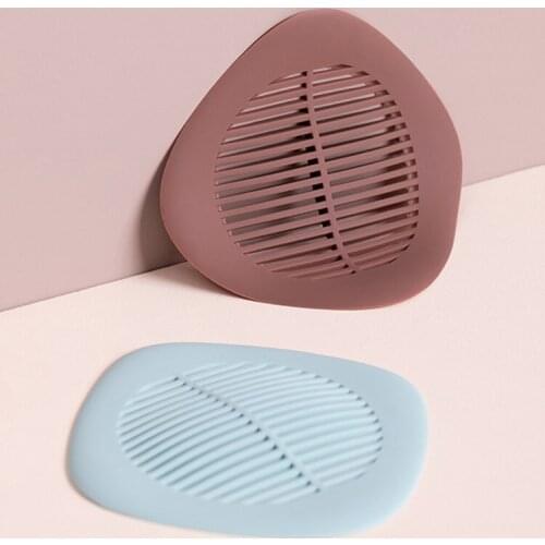 Floor Drain Cover Water Plug Filter Mesh Bathroom Kitchen Deodorant Cover Sink Filter Anti-blocking Silicone Sink Dark Brown