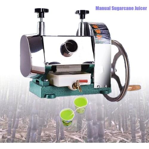 Stainless Steel Manual Sugarcane Juicer Machine/sugar cane juice machine/sugar cane crusher machine/sugar cane extractor 50KG/H
