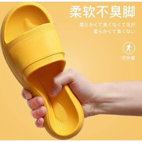 Non-slip EVA Summer Slides Women Men Slippers Home Slip on Beach Sandals Bathroom Shoes Flip Flops Deodorant Zapatillas